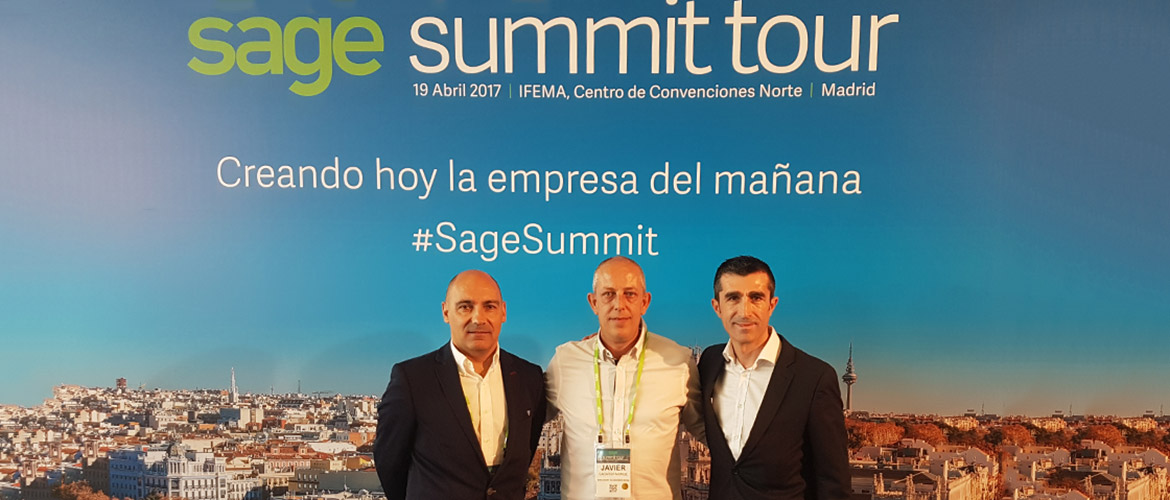 Equipo de ORS Consulting en el Sage Summit Tour 2017, IFEMA Madrid